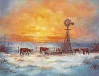 Winter in the Texas Panhandle by Charles Lyles